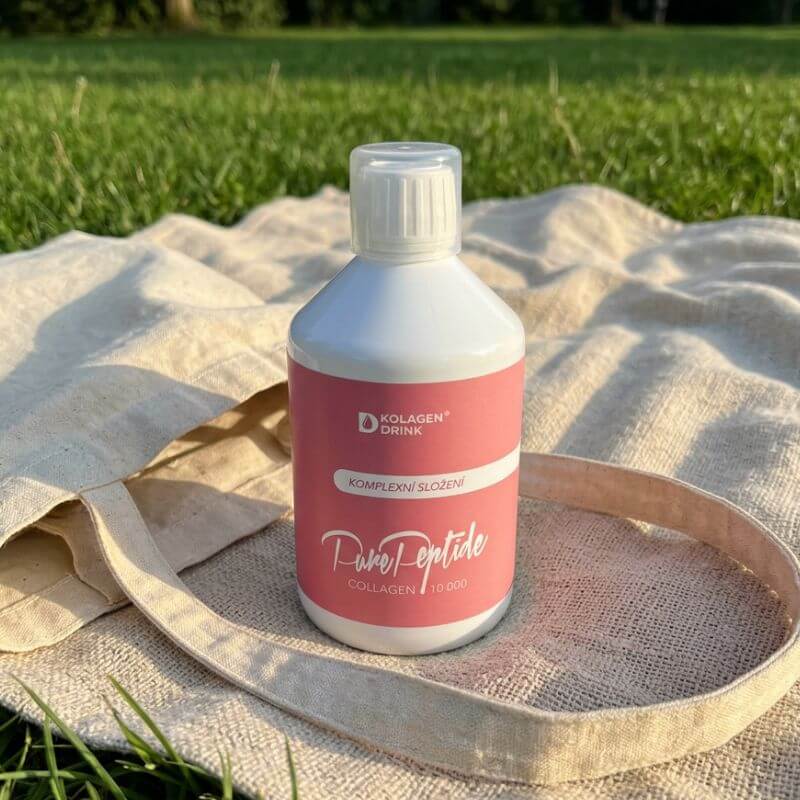 COLLAGEN 10 000 PURE PEPTIDE hydrolyzovaný hovězí kolagen 500 ml
